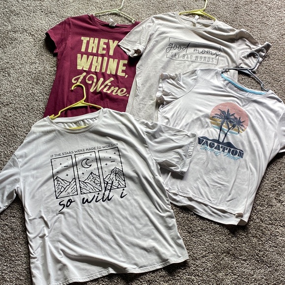 Tops - 🖤 Less Than Perfect Women’s Size Large Lot Bundle or 4